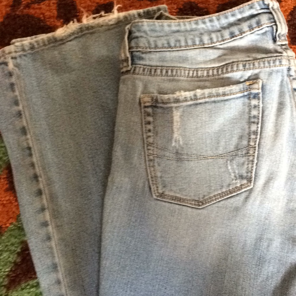 Bullhead Black Size 7 short Jeans, used - Picture 1 of 5